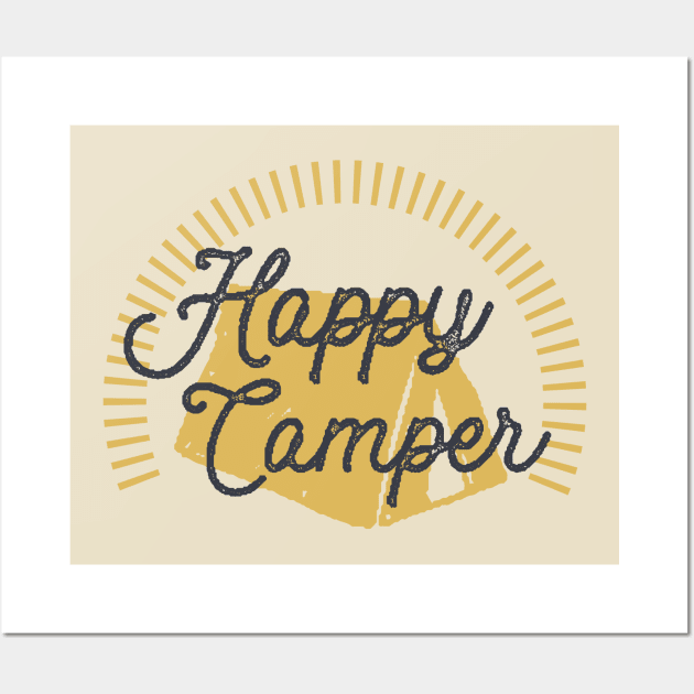 Happy Camper Wall Art by mikevotava